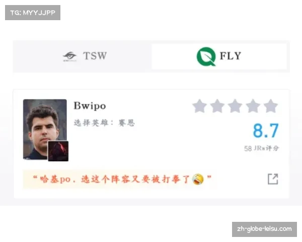 消息人士透露：Bwipo将离开FLY上单位置，明年赛季不再出战